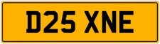 DIANNE DANE DIANE DANNY DANA DIANNA DONNA DAN PRIVATE CAR NUMBER PLATE D25 XNE