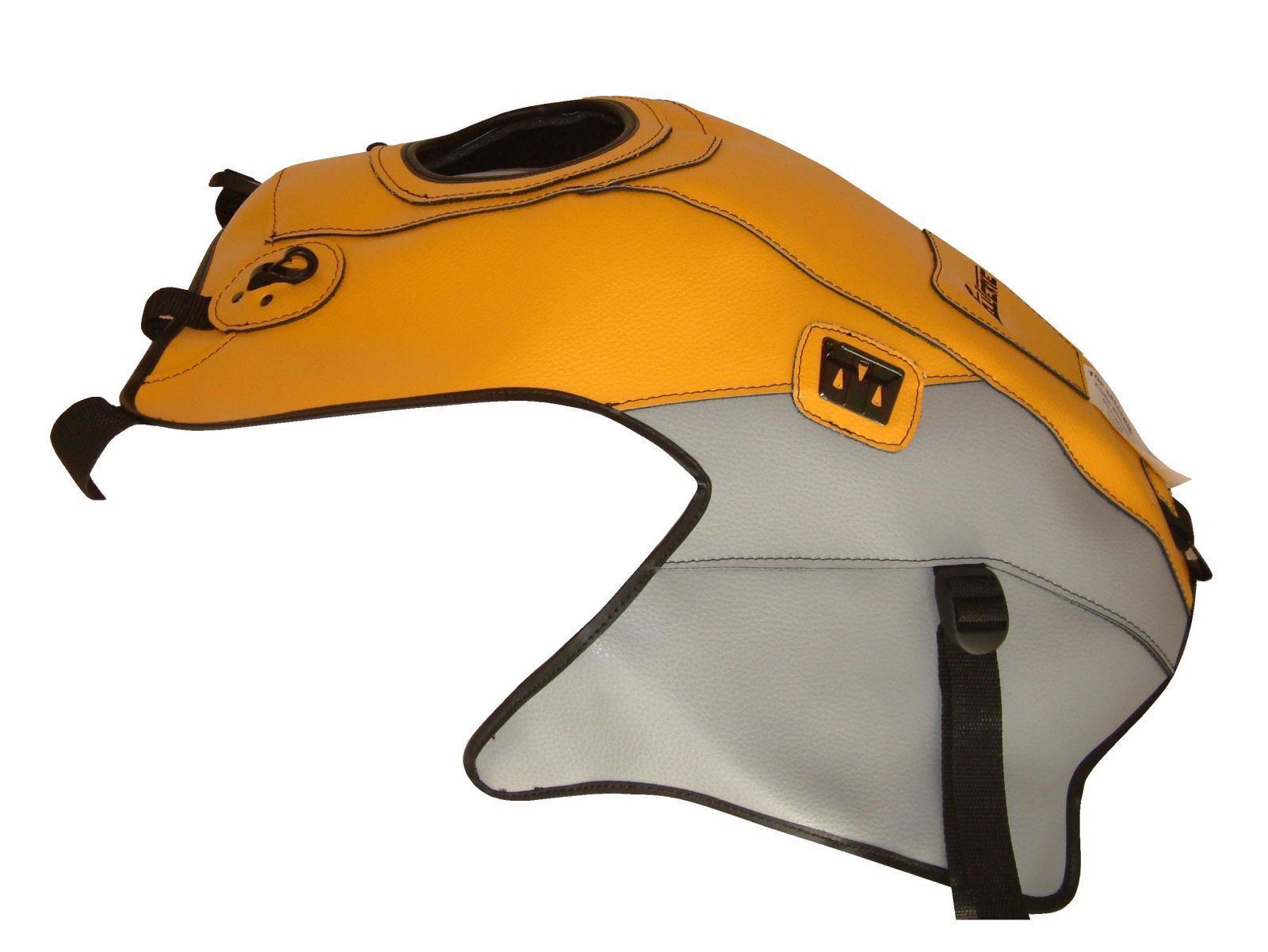Cache réservoir essence jaune gris sport BMW R1200GS protection carburant 2004-2013
