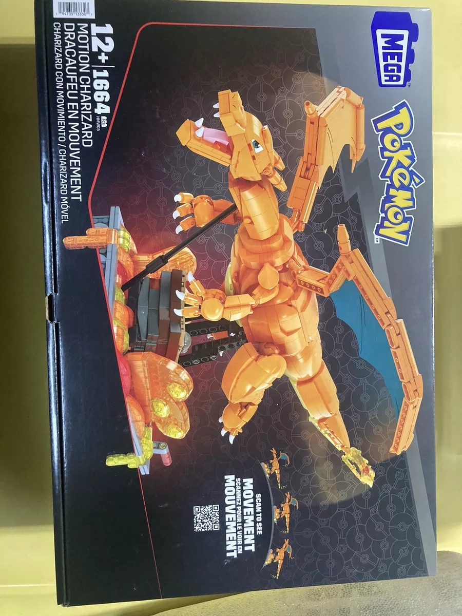 MEGA Pokemon Charizard Building Kit with Motion - 1664pcs