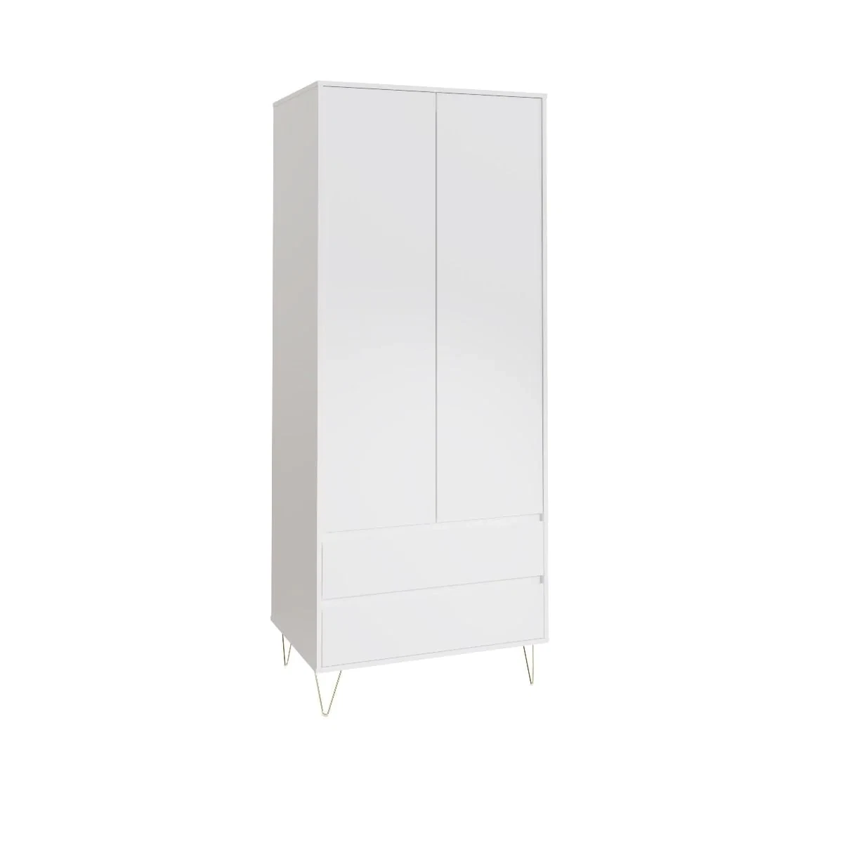 White wardrobe with legs deals