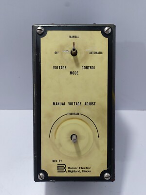 Basler Electric MVC 108 Manual Voltage Control 9037000102