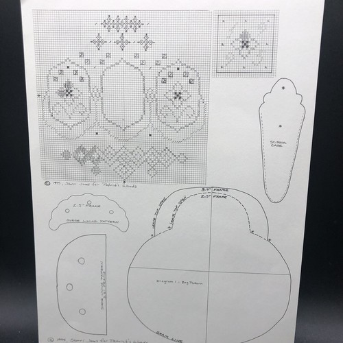 Patrick’s Woods A Chatelaine Bag Counted Cross Stitch Pattern Only #9 1995 - Picture 5 of 9