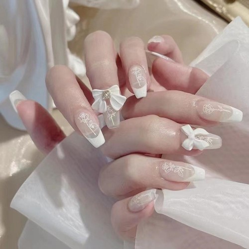 Romantic Bow Wearable Nail PatchesPure Desire Nail Art 2024 UKKS98 - Picture 16 of 31