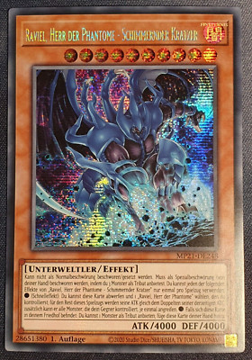Raviel, Herr der Phantome Neu! Secret Rare Holo Yugioh Deutsch MP21 Götterkarte