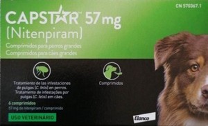 Capstar¹ 57 mg chien traitement Anti-puces flea treatment 6 Comprimés (12-57 kg)
