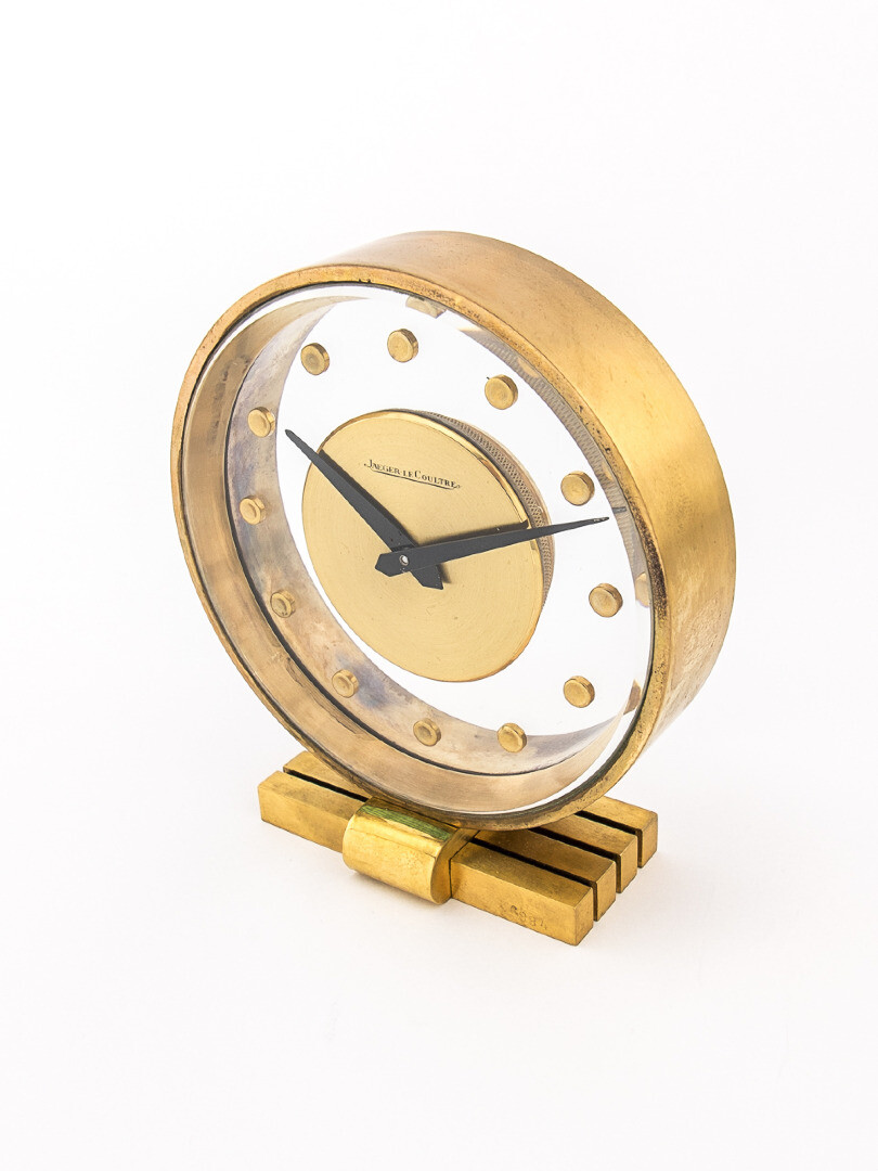 Super rare JAeger LeCoultre 8-day table desk clock 60's | eBay
