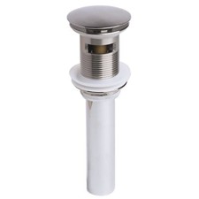 Brushed Nickel Pop-Up Drain with Overflow Vessel Sink Bathroom Faucet KD448
