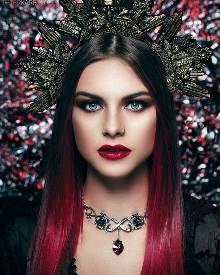 Alchemy Gothic Double Heart Infinite Love Pendant Necklace Pewter