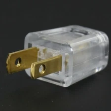 Clear Polarized Quick Connect Lamp Plug For 18/2 SPT-2 Lamp Cord New 48551JB