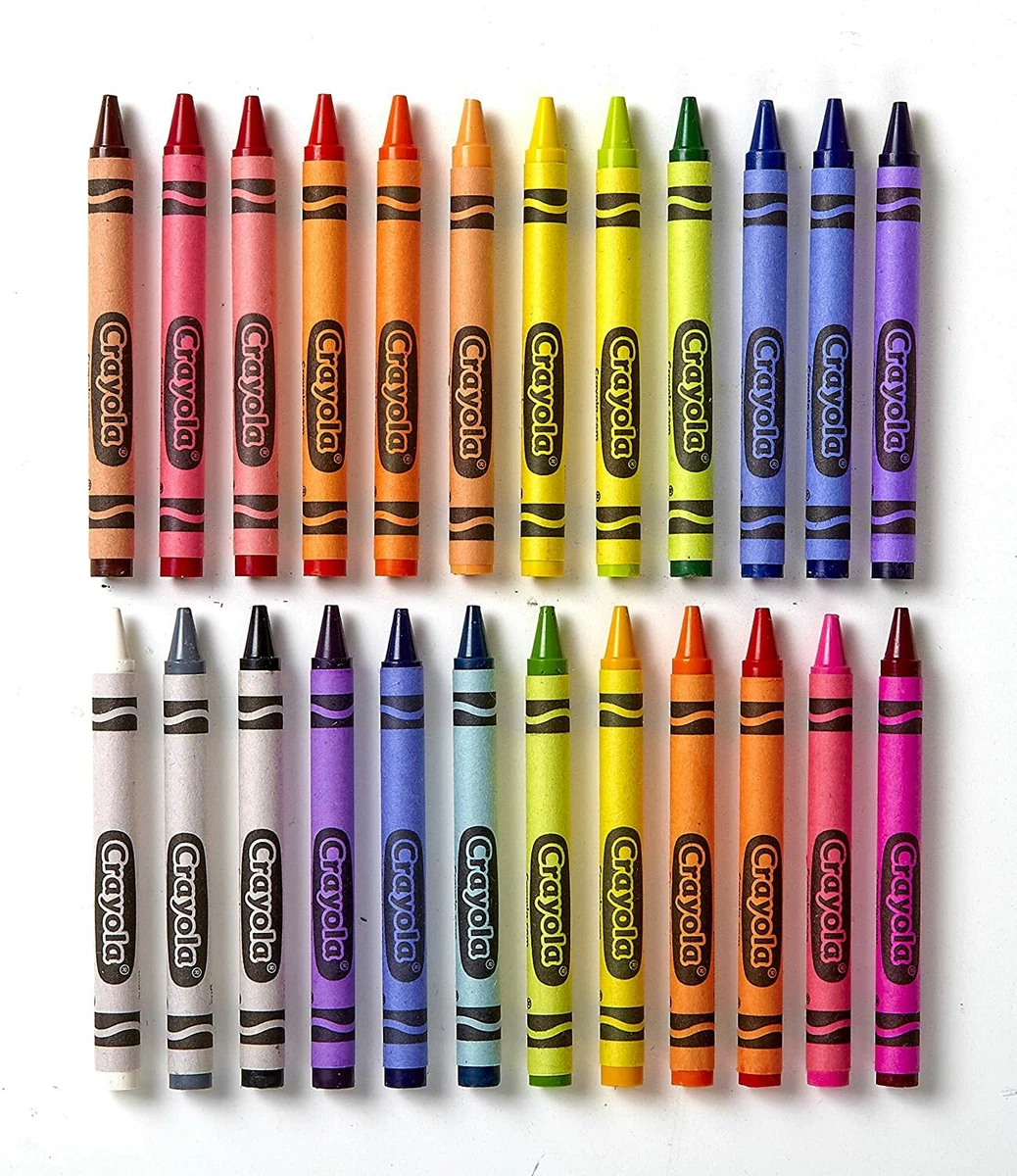 Crayola Wax Coloured Crayons - 24 Pack. Home, School, Arts