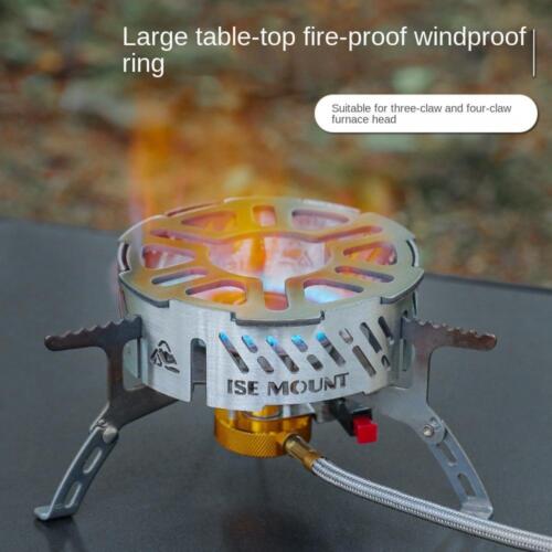 Stainless Steel Camping Stoves Windproof Ring  Camping Stove - Afbeelding 1 van 7