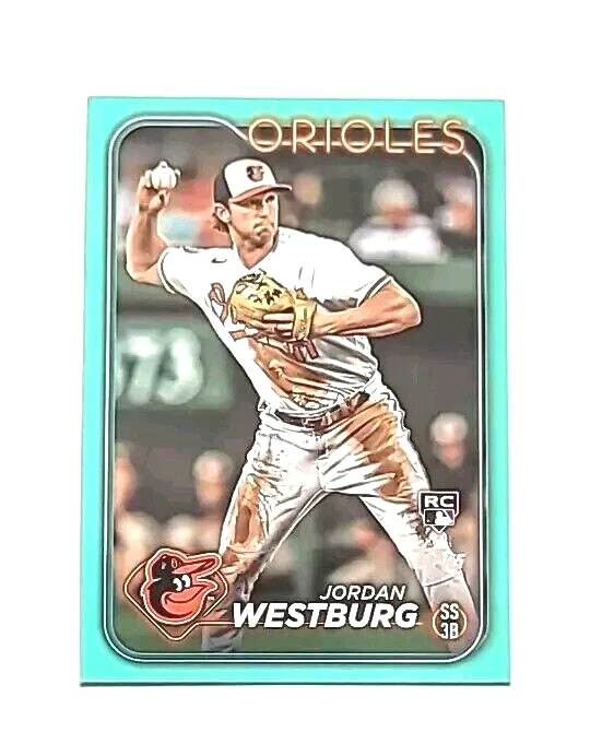 2024 Topps Aqua #66 Jordan Westburg RC (ORIOLES) !
