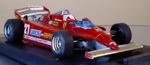 FERRARI 126 CK 1981 G. VILLENEUVE 1/43 BRUMM - Imagen 6 de 8
