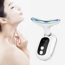 Beauty Thermal Neck & Face Skin Lifting And Tighten Massager Wrinkle Remover