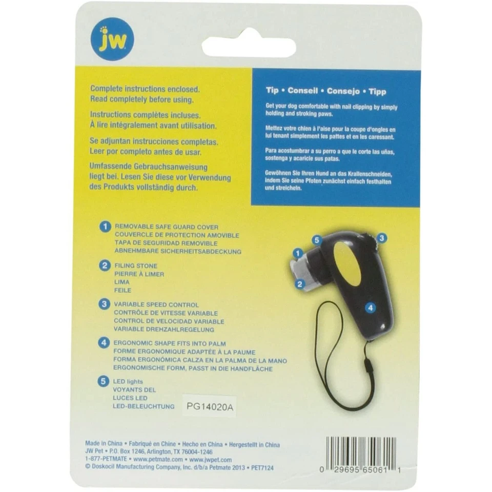 JW GripSoft Palm Nail Grinder for Dogs MD - Image 2 of 2