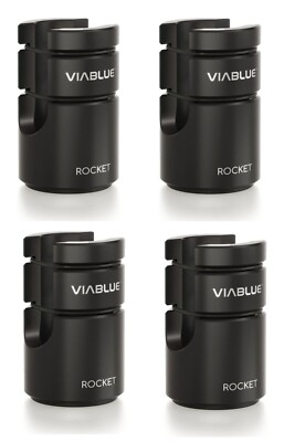  4Stk Viablue Rocket Cable Lifter Black schwarz Absorber für Kabel 