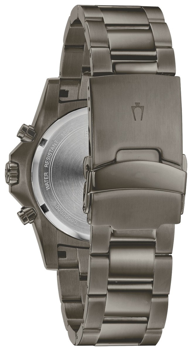 BULOVA TITANIUM 100m メンズ　腕時計 Bulova Men's Marine Star Sport Quartz Gray Stainless Steel