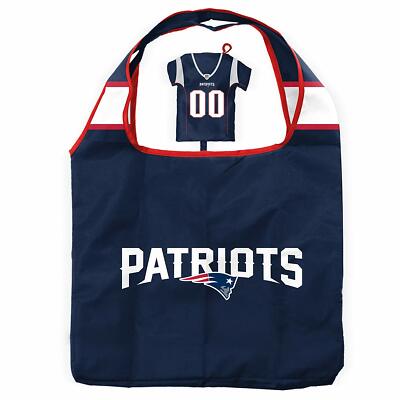 New England Patriots NFL Reusable Bag in Pouch  - New In Package