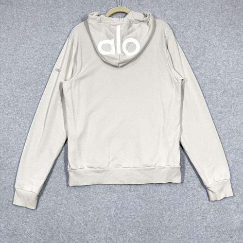 Alo Yoga Hoodie Herren Medium Caliber Pullover Logo Athleisure Kängurutasche