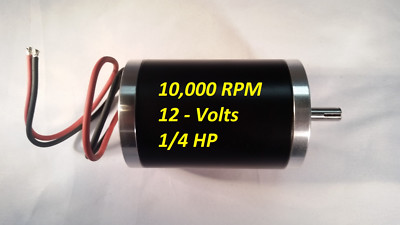 24V-DC 10000-RPM Fast Electrical-Motor Servo CNC Project 8mm-Keyed-Shaft 1//4-HP