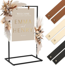 Elegant Wedding Welcome Sign Stand Sturdy Welcome to Our Wedding Sign Holder f