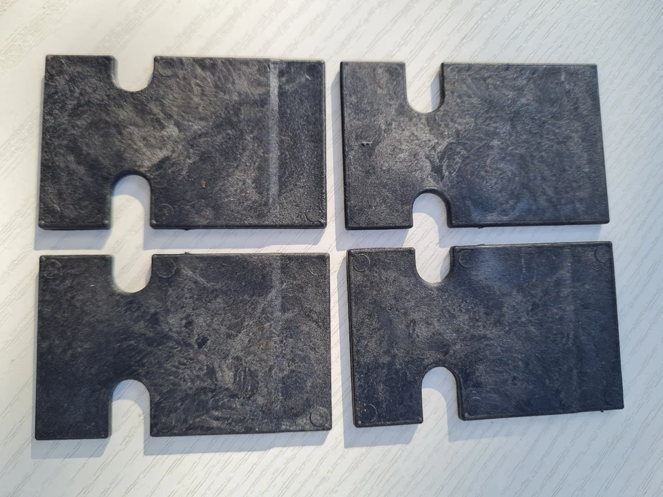 4 Unterlegplatten für Ikea Faktum Akurum Füße - Bild 3 von 4