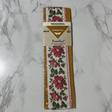 Vintage Wrights Perma-Trim 100% Cotton Trimming - 1 Yard New R430 A3