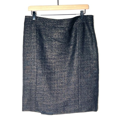 Robe Cynthia Steffe En Tweed Noir Et Blanc - Laine Et Soie - Taille 10 - Style Décalé Ajusté - Occasion Excellent état
