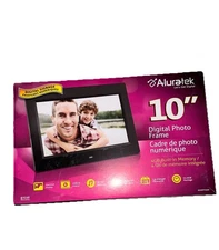 Aluratek 10" WiFi Digital Photo Frame 4GB Built-In Memory Touchscreen AWS10F