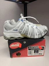 Avia Women's Running White Grey Light Blue Size 6.5 Brand new