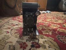 ca 1920s Antique Vest Pocket Kodak Series III Folding Camera Black UNTESTED