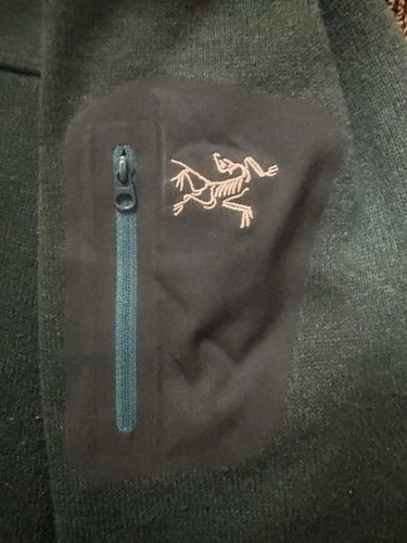 Arc'teryx Men's M Teal Full Zip Fleece Jacket image 4