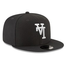 Nueva gorra de béisbol 9FIFTY - MLB Dodgers logotipo invertido negra gorra con cierre a presión