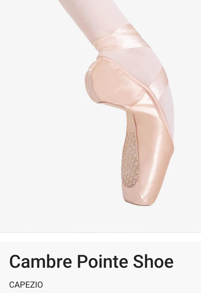 Nuevo en caja Zapatos de Baile Capezio Cambre #1126, #1127 y #1128 Estilo Punta Ballet Puntera