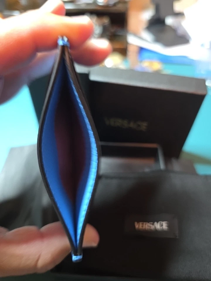 Tarjetero Versace Medusa azul Foto 4 de 4