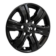 Black Wheel Skins Full Rim Covers 4pcs Hub Caps 17 Fits Ford Ranger 2019-2023 Black Wheel Skins Full Rim Covers 4pcs Hub Caps 17 Fits Ford Ranger 2019-2023