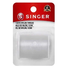 Singer Notions 00260 Nylon Thread 135yd-Clear