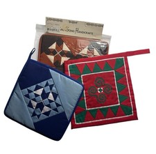 Vintage Lao Song Quilted Kitchen Pot Holder L...