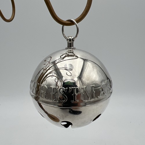 Wallace Silversmiths 1973 Silver Plate Annual Christmas Bell - Merry Christmas - 第 6/8 張圖片