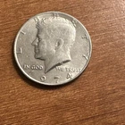 1974 P (no mint mark) Kennedy Half Dollar Avg Circulation  free shipping