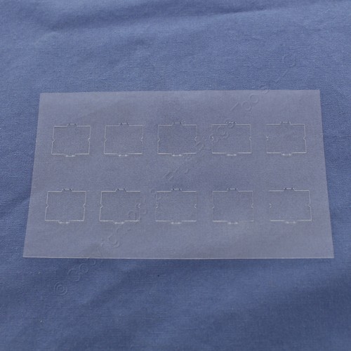 50pk Leviton 51084-ICN Clear Quickport Shutters w/ 95pcs Identification Labels - 第 4/7 張圖片