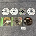 Final Fantasy VIII Tomb Raider I & II Tenchu 2 PS1 Game Lot Disc Only Mixed