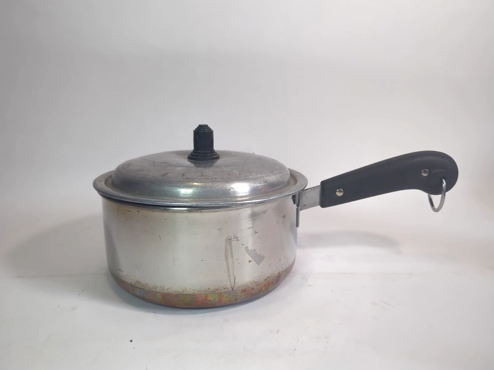 VTG Revere Ware 2 Qt Copper Clad Stainless Steel Sauce Pan USA