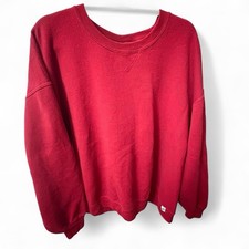 Russell Athletic Vintage Crewneck Sweatshirt Red/Pink, Size XL, Made in USA