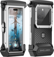 Underwater Phone Case for Snorkeling - Waterproof Touchscreen Diving Housing, Un