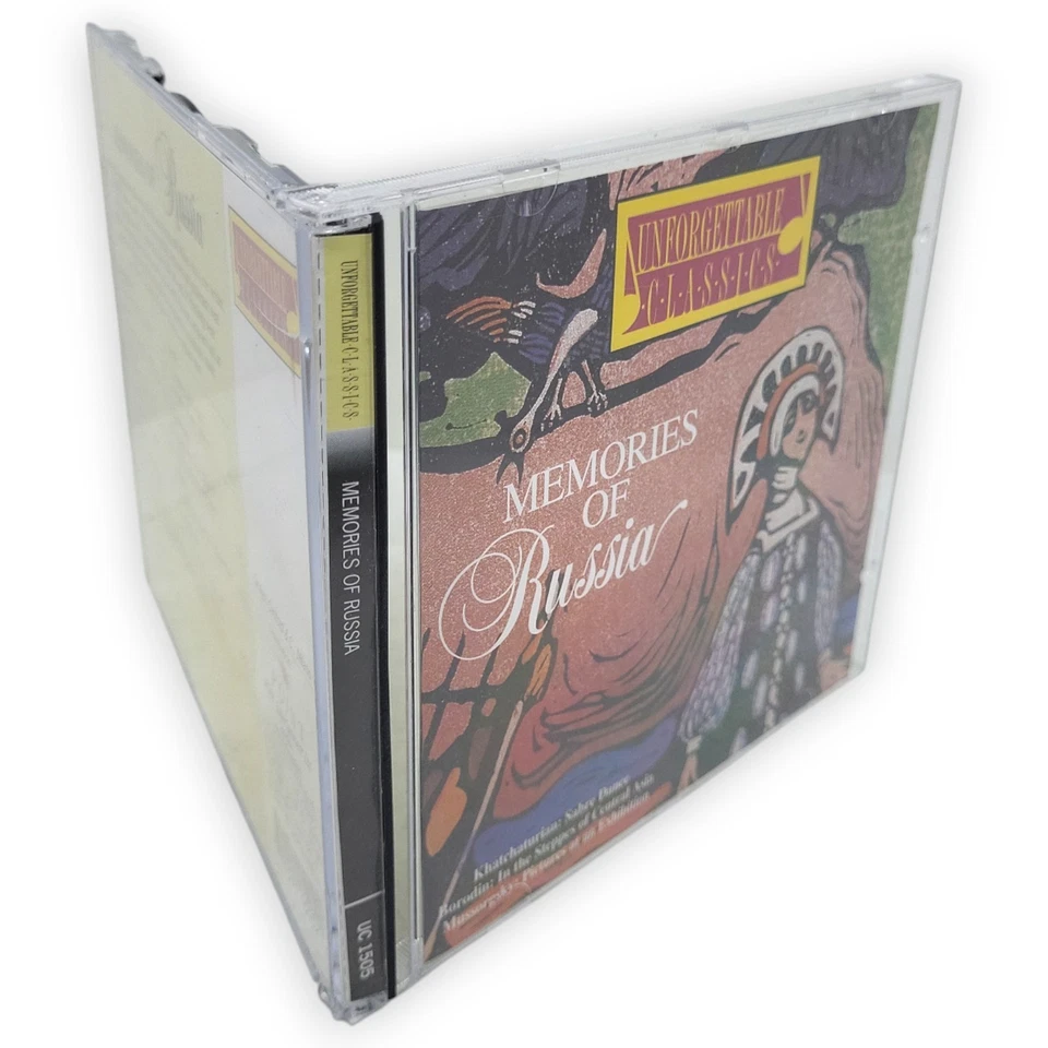 Memories of Russia Unforgettable Classics CD Audio Khatchaturian Borodin Tchaiko - Bild 4 von 4