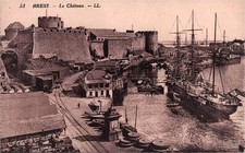 CPA 29 BREST - LE CHÂTEAU