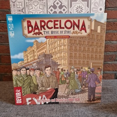 Barcelona: Die Rose des Feuers - Devir Brettspiel - 100% vollständig