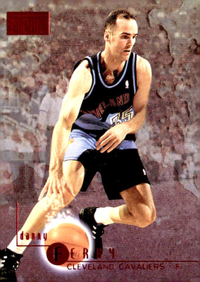 DANNY FERRY 1996 SKYBOY PREMIUM RUBIES RUBY #21 - SP -   CLEVELAND CAVS