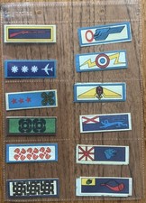 American Decorations Silk Badges,Italian Issue 1969/70 ? 16 Different.Military 6